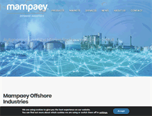 Tablet Screenshot of mampaey.com